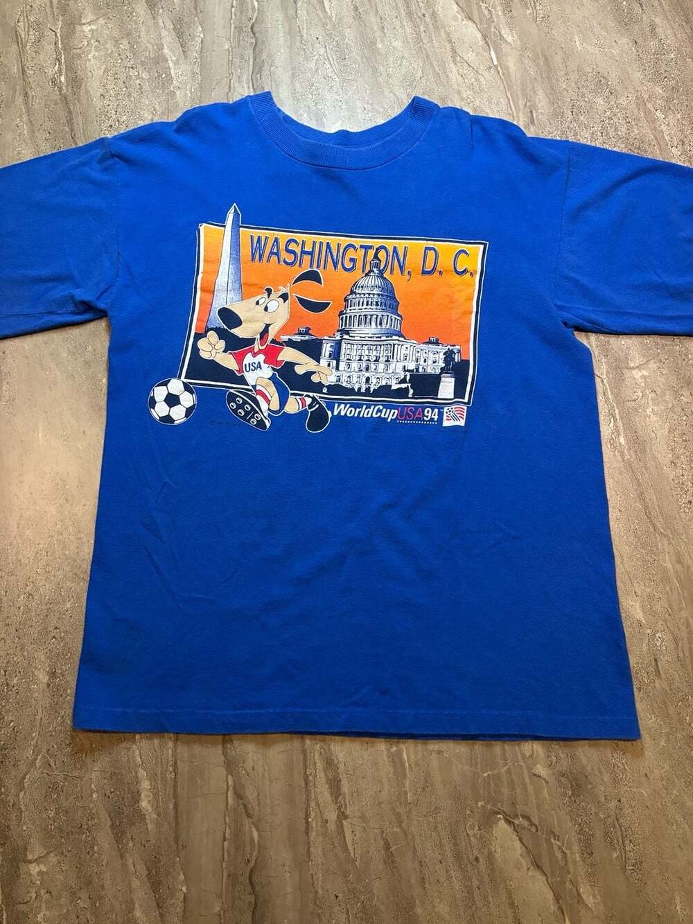 Vintage 1994 FIFA World Cup USA Washington D.C. Promo T-Shirt